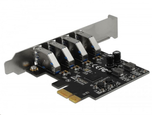 DeLock 4x USB 3.0 bővítő kártya PCI-E (90304)